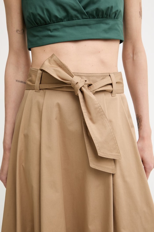 iBlues spódnica bawełniana z elastanem ZUPPA beżowy 2617101011200