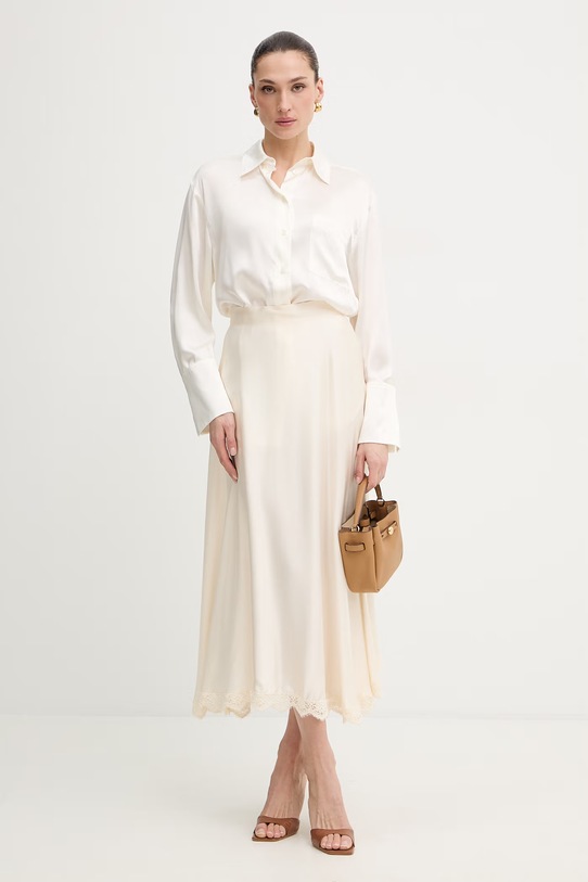 IBlues spódnica VERTICE 2617101021200 beżowy SS26