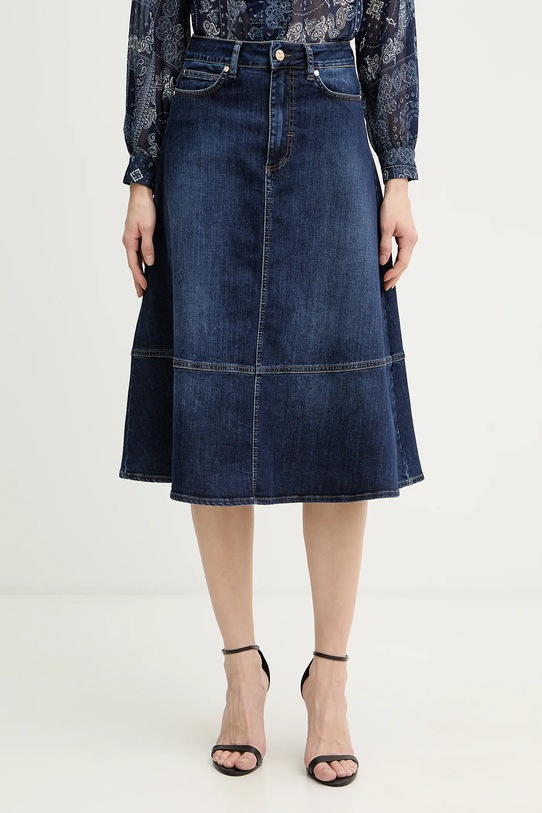 IBlues spódnica jeansowa AFA z elastanem niebieski 2617101041200