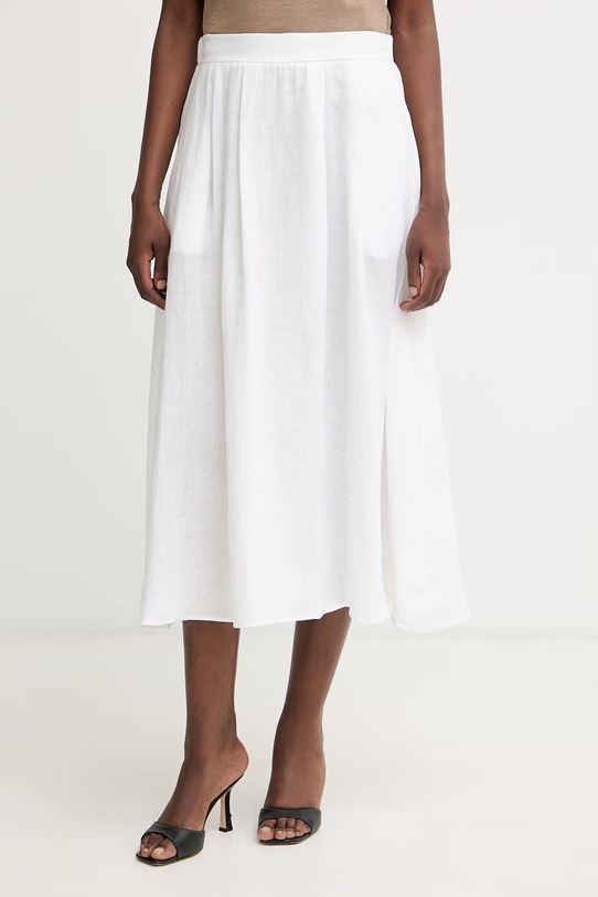 Marella ľanová sukňa Emme by Marella biela 2615101082200