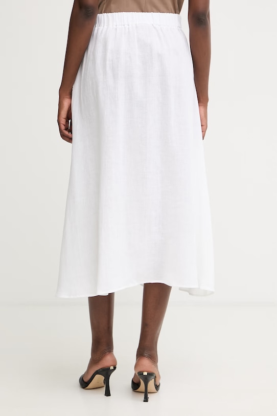 Oblečenie Marella ľanová sukňa Emme by Marella 2615101082200 biela