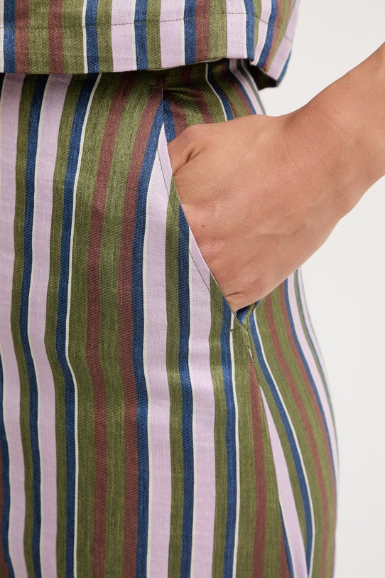 iBlues спідниця із розрізом з льоном CIMA зелений 2617101072200