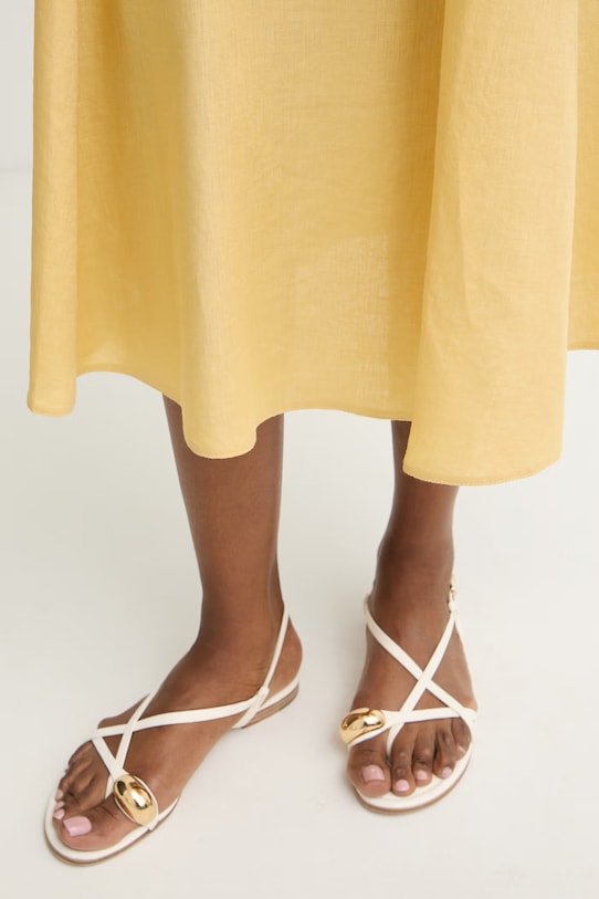 iBlues spódnica lniana SEGGIO żółty 2617101082200