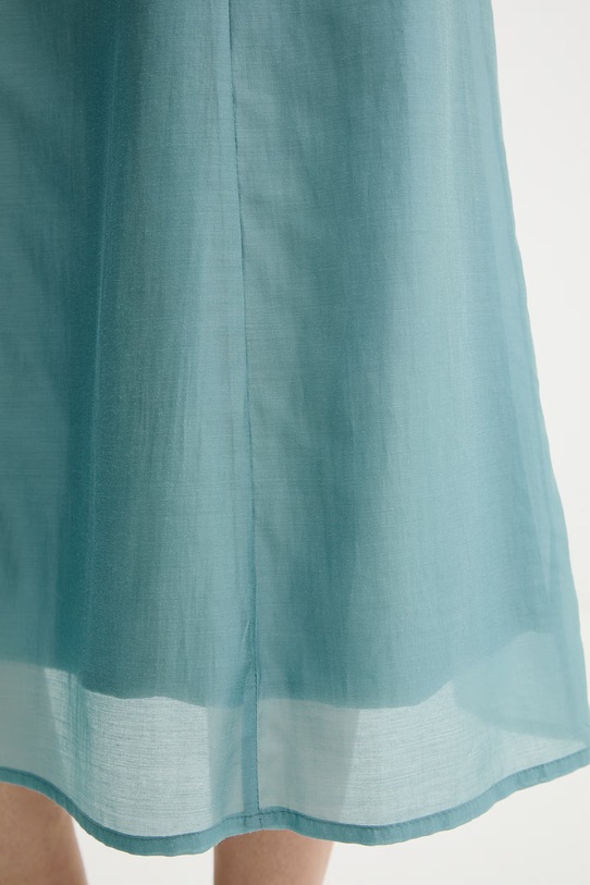 Calvin Klein suknja s lyocellom tirkizna LV044F607G