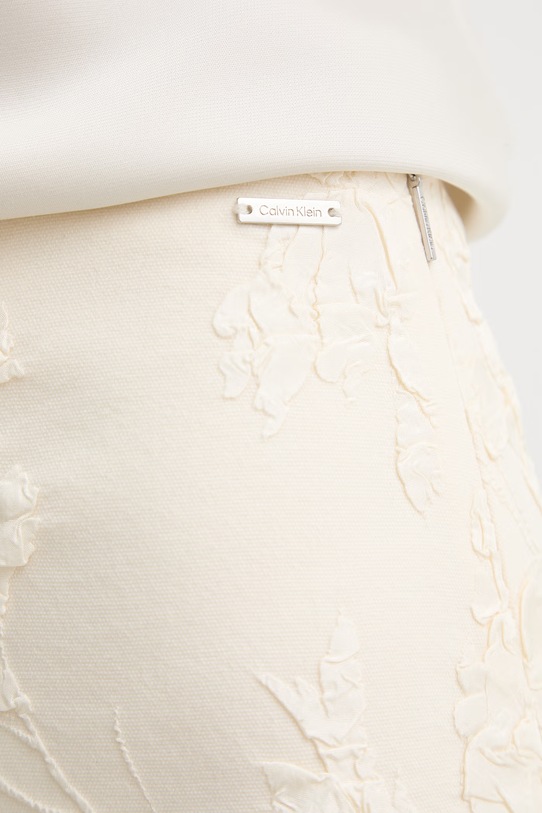 Calvin Klein sukňa áčkového strihu béžová LV047F601G