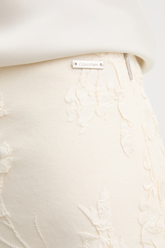 Calvin Klein sukňa áčkového strihu béžová LV047F601G