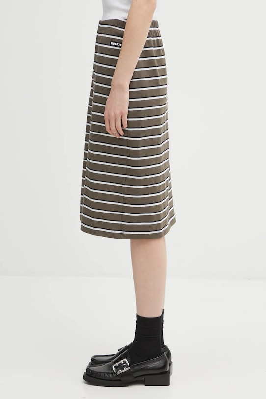 Rotate gonna in cotone 1154742476 verde SS26