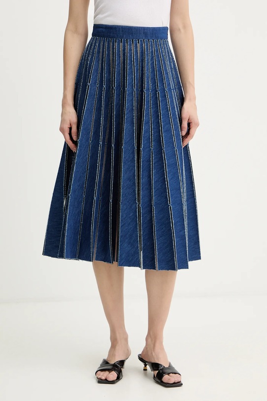 Twinset spódnica casual niebieski 261TP2350