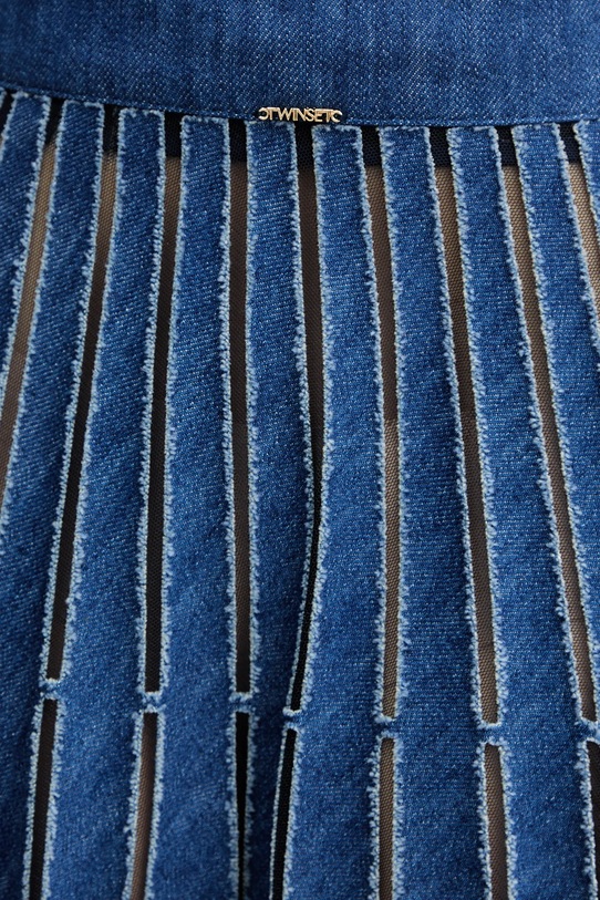 Twinset spódnica niebieski 261TP2350