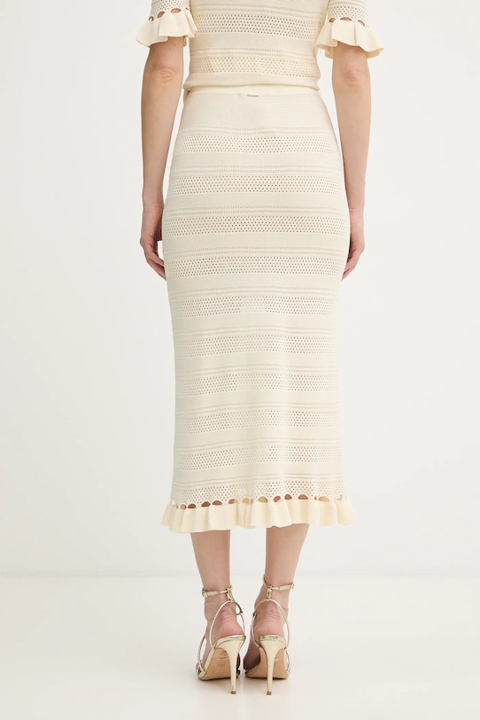 Odzież Twinset spódnica 261TP3083 beżowy
