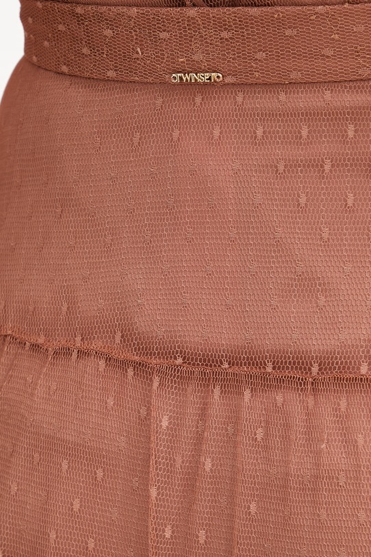 Twinset spódnica 261TP2773 brązowy SS26