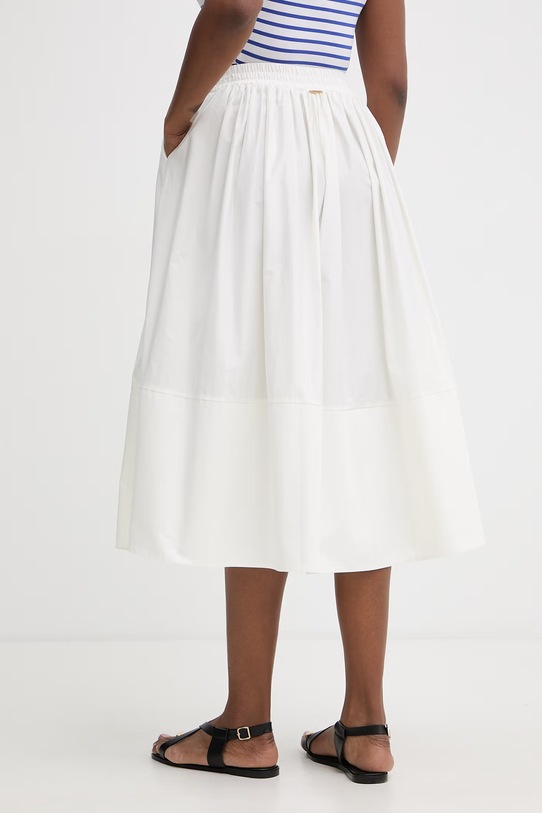 Oblečenie Twinset sukňa bavlnená 261LL2HBB béžová