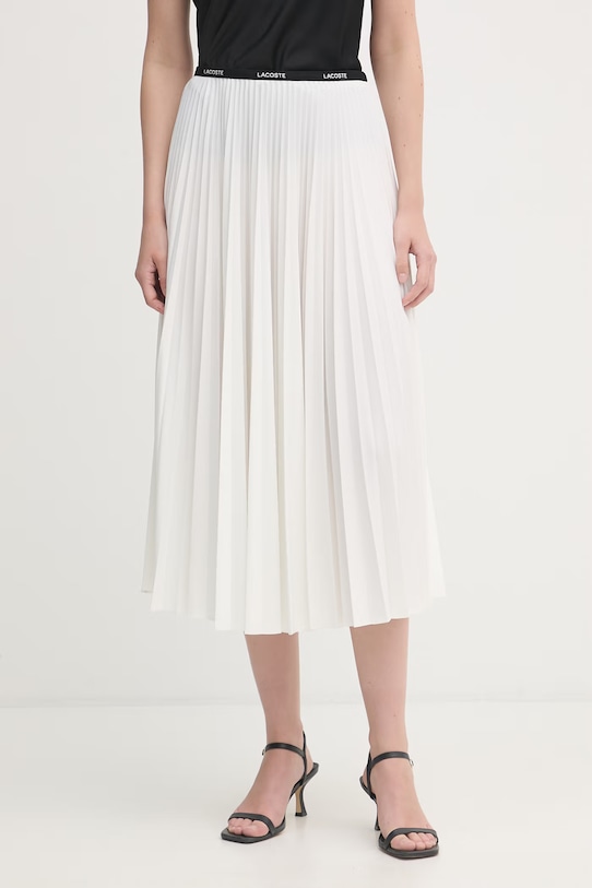 Lacoste spódnica plisowana biały JF1402