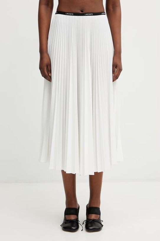 Lacoste fustă plisată alb JF1402
