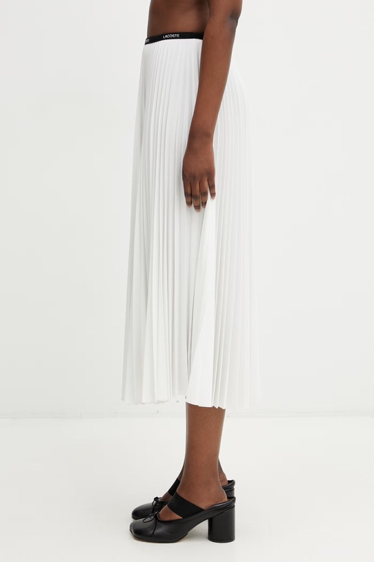 Lacoste fustă plisată JF1402 alb SS26