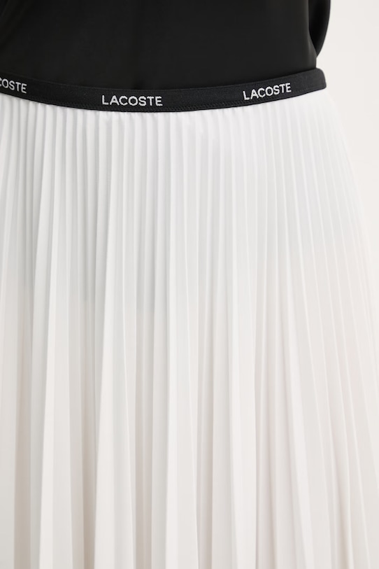 Lacoste spódnica plisowana biały JF1402