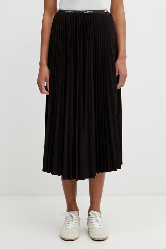 Lacoste spódnica plisowana brązowy JF1402