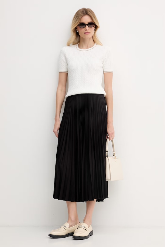 Lacoste rakott szoknya JF1402 barna SS26