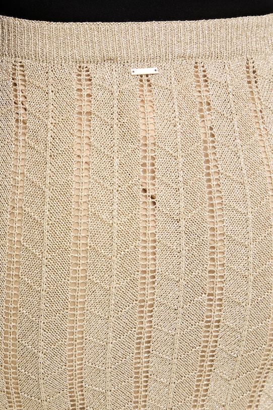 Twinset sukňa zlatá 261TT3323