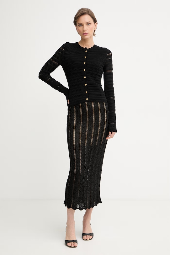 Twinset sukňa 261TT3323 čierna SS26