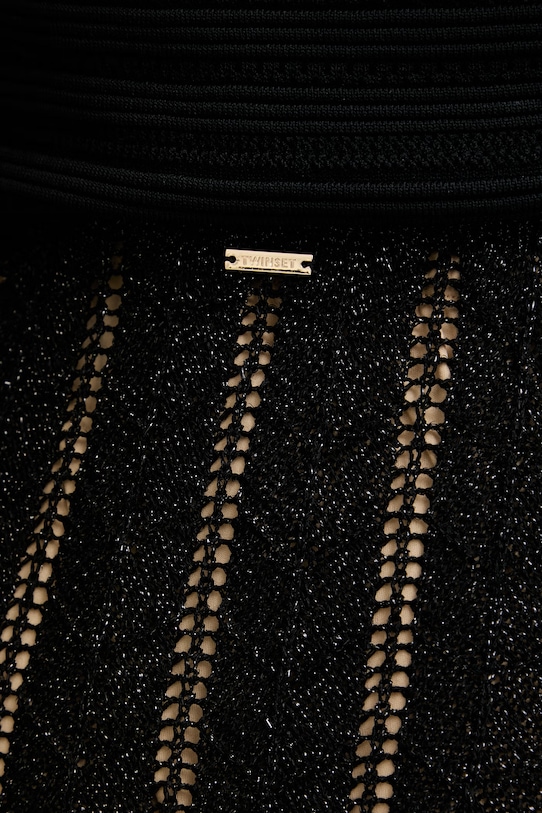 Twinset sukňa čierna 261TT3323