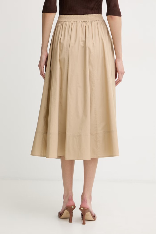 Îmbrăcăminte Twinset fustă din bumbac cu elastan 261TT2235 maro