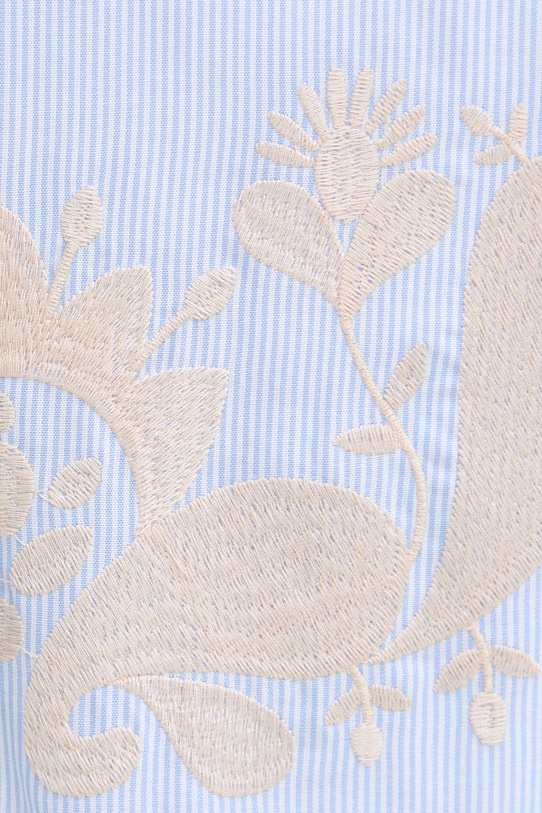 Twinset suknja od pamuka plava 261AT2031