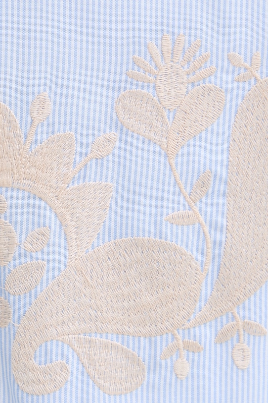 Twinset sukňa bavlnená modrá 261AT2031