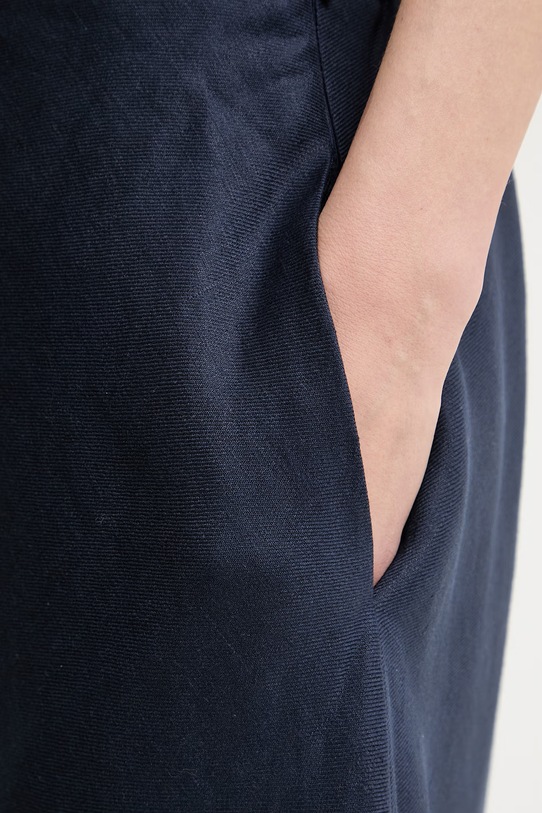 Luisa Spagnoli φούστα λινή Teo σκούρο μπλε 543249