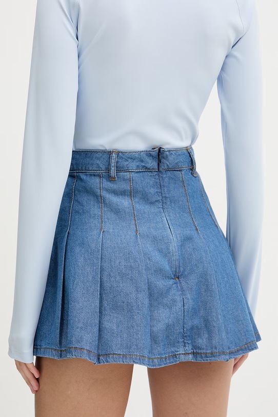 Одяг adidas Originals плісирована спідниця джинсова KD5523 блакитний