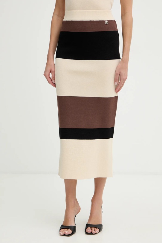 Fracomina spódnica maxi beżowy FR26SG4004K418N8