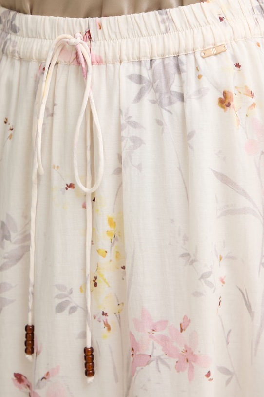 Fracomina spódnica bawełniana beżowy FJ26SG2001W694K2