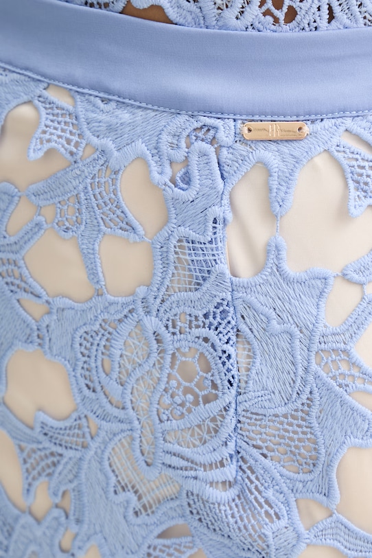 Fracomina spódnica niebieski FS26SG1004W62401