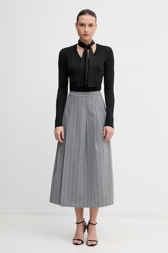 United Colors of Benetton spódnica 46Q2D005N szary SS26