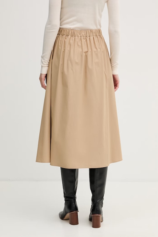 Odzież United Colors of Benetton spódnica bawełniana 4Z0SD005M beżowy