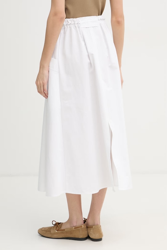 Ρούχα United Colors of Benetton Φούστα σε γραμμή Α 4RKGD005R λευκό