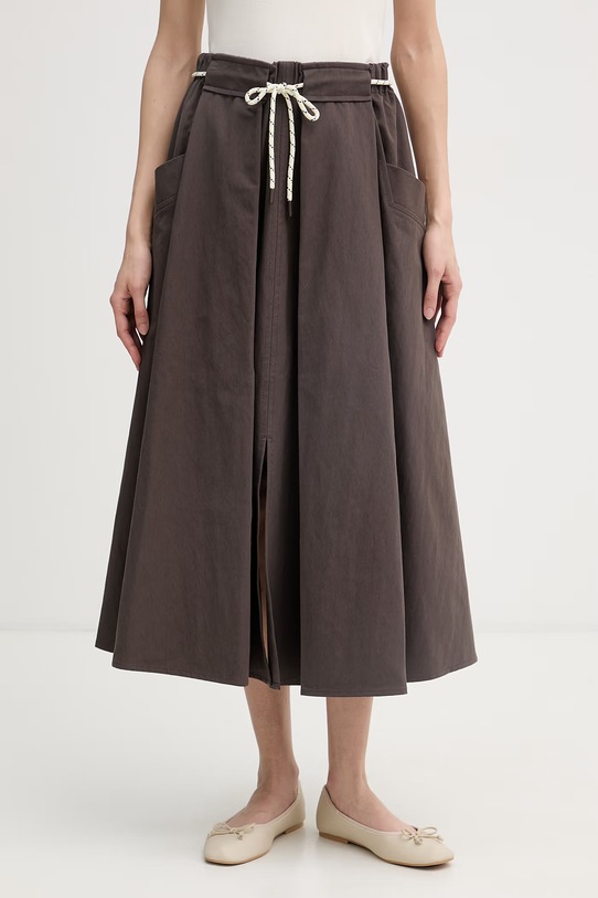 United Colors of Benetton Φούστα σε γραμμή Α καφέ 4RKGD005R