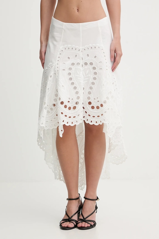 Charo Ruiz Ibiza spódnica Finn midi biały 263402