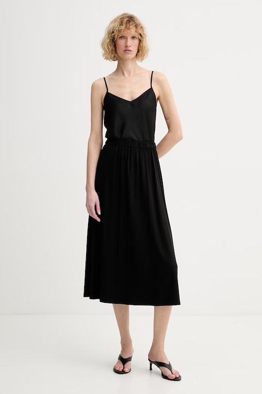 Marc O'Polo spódnica z wiskozy 5000009532 czarny SS26