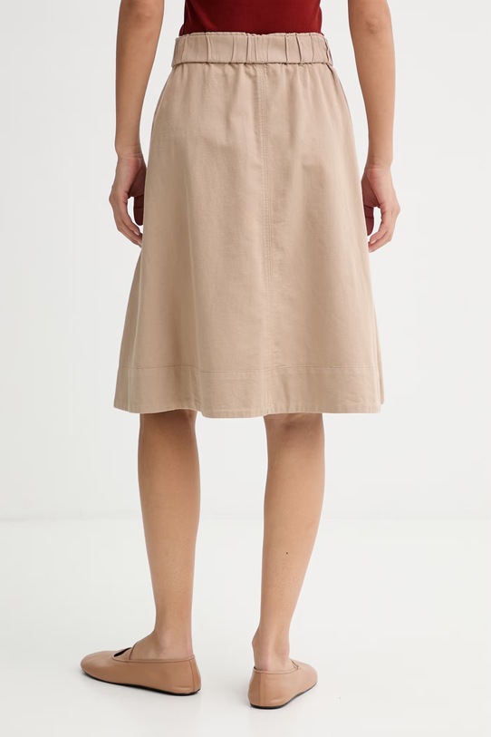 Одяг Marc O'Polo спідниця з бавовною 5000013065 бежевий