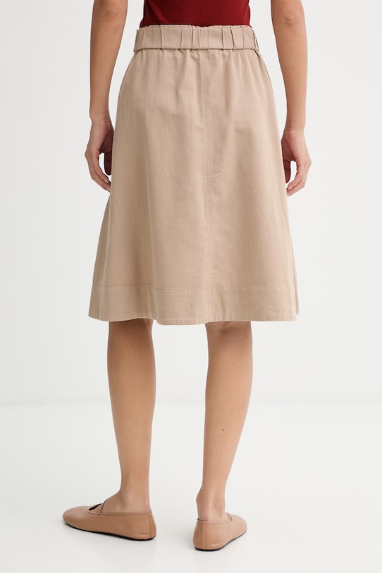 Одяг Marc O'Polo спідниця з бавовною 5000013065 бежевий