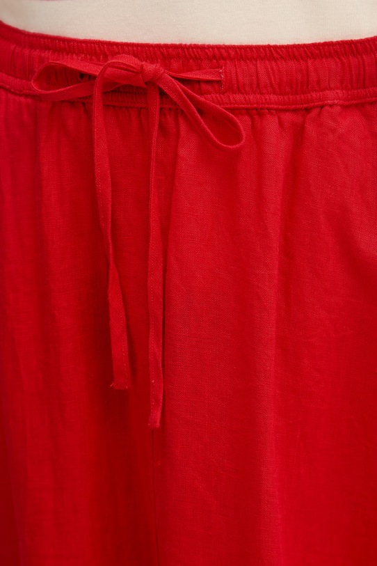 Tommy Hilfiger laneno krilo rdeča WW0WW50753