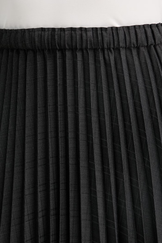 Tommy Hilfiger plisirana suknja s dodatkom vune siva WW0WW49022