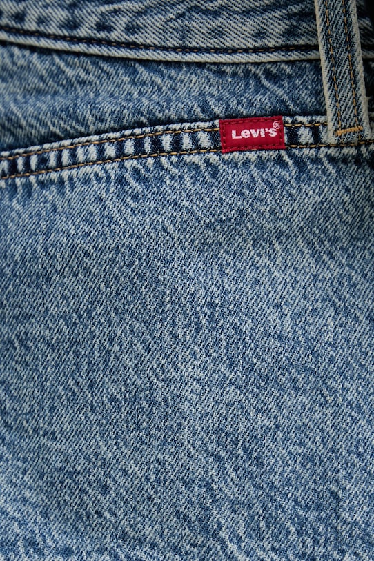 Памучна дънкова пола Levi's FLOUNCE MINI син 005DY.0002