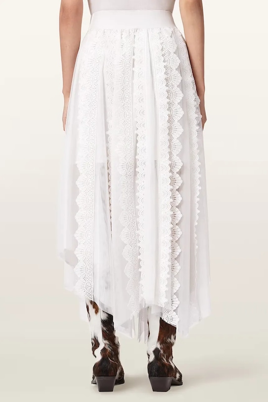 Suknja AllSaints VASHTIE W034RE bijela SS26