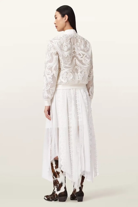 Suknja AllSaints VASHTIE W034RE