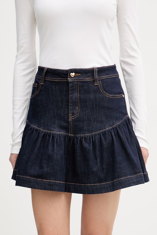 Gaudi spódnica jeansowa granatowy 611BD76001