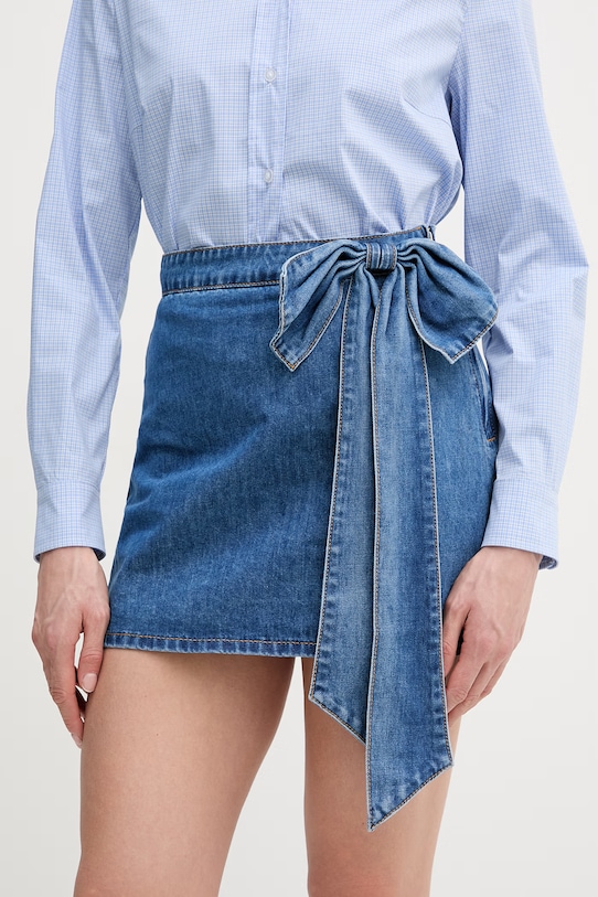 Τζιν φούστα Gaudi casual μπλε 611BD76008