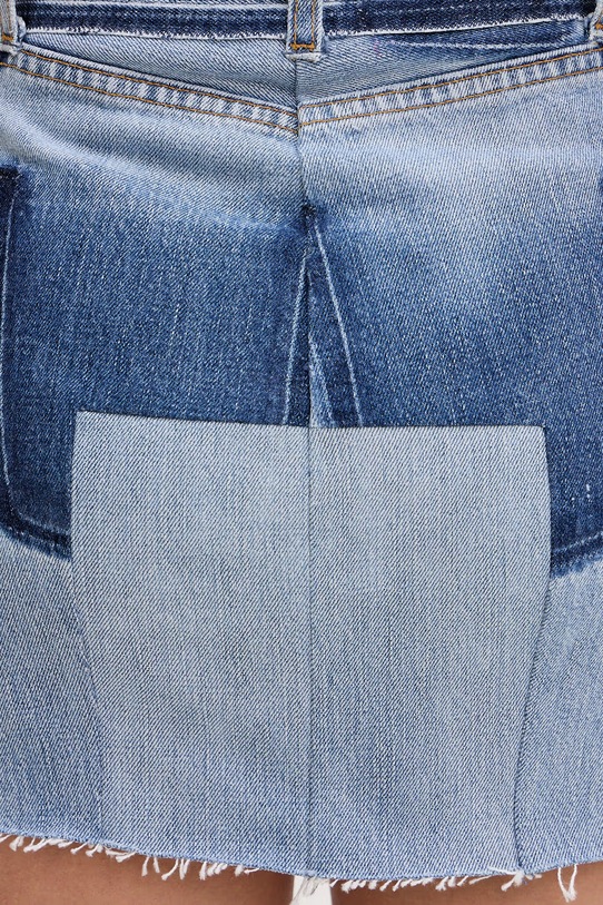 VETEMENTS spódnica jeansowa niebieski WE76DK347N3