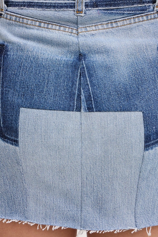 VETEMENTS spódnica jeansowa niebieski WE76DK347N3